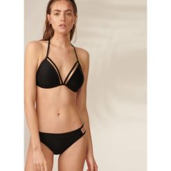 Stroje dwuczęściowe damskie: Bikini z paskami – Czarny