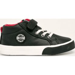 Big Star - Trampki dziecięce. Czarne trampki chłopięce BIG STAR, bez wzorów, z gumy, retro, bez zapięcia. Za 109,90 zł.