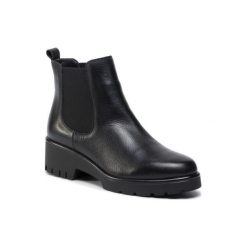 Lasocki N222. Czarne botki damskie Lasocki, bez obcasa, bez zapięcia. Za 229,99 zł.