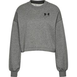 Bluza Under Armour Ua Rival Fleece Graphic Lc 1344399. Szare bluzy damskie Under Armour, s, bez wzorów, z bawełny, bez rękawów, bez kaptura. W wyprzedaży za 99,00 zł.