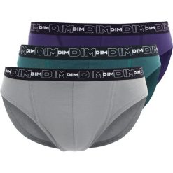DIM STRETCH 3 PACK Figi slate grey/midnight blue/dark green. Szare bokserki męskie marki DIM, z elastanu. Za 129,00 zł.