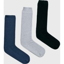 Medicine - Skarpety Basic (3-Pack). Szare skarpetki męskie MEDICINE, bez wzorów, z elastanu. W wyprzedaży za 19,90 zł.