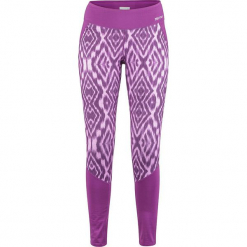Legginsy funkcyjne "Heavyweight Nicole" w kolorze fioletowym. Fioletowe legginsy we wzory Marmot, xs, z materiału. W wyprzedaży za 149,95 zł.