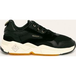 Gant - Buty Nicewill. Czarne buty sportowe damskie GANT, bez wzorów, ze skóry, sportowe. Za 529,90 zł.