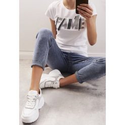 Białe Sneakersy Cricketflight. Białe sneakersy damskie Renee. Za 99,99 zł.