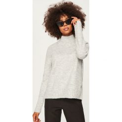 Sweter z golfem - Jasny szar. Szare golfy damskie marki Reserved, l. Za 99,99 zł.