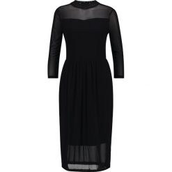 Sukienki hiszpanki: Object OBJCZECH L/S HIGH NECK MIDI DRESS A PA Sukienka koktajlowa black