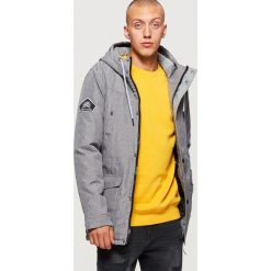 Parka z kapturem - Jasny szary. Szare parki damskie Cropp, s, bez wzorów, z kapturem. Za 139,99 zł.