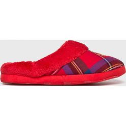 Lauren Ralph Lauren - Kapcie. Czerwone kapcie damskie Lauren Ralph Lauren. Za 319,90 zł.