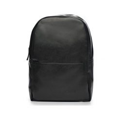 Czarny elegancki plecak miejski Solier ADVENTURE. Czarne plecaki męskie marki Solier, ze skóry ekologicznej, eleganckie. Za 189,00 zł.