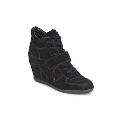 Buty Ash BOWIE. Czarne trampki i tenisówki damskie Ash, bez wzorów, bez zapięcia. Za 429,50 zł.