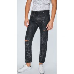 Diesel - Jeansy Mharky. Szare jeansy męskie slim marki Diesel, z bawełny. W wyprzedaży za 679,90 zł.
