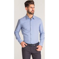 KOSZULA PIERCE JOOP! COLLECTION. Niebieskie koszule męskie Joop! Collection, m, w paski, z włoskim kołnierzykiem, bez rękawów. Za 159,60 zł.