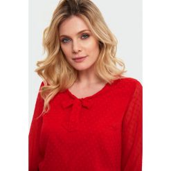 Bluzka z wiązaniem. Bluzki damskie Greenpoint, bez wzorów, z poliesteru, bez kołnierzyka, bez rękawów. Za 99,99 zł.