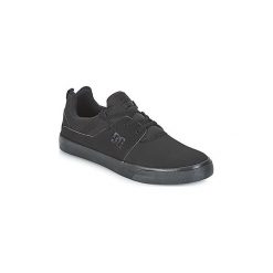 Buty DC Shoes HEATHROW VULC M SHOE BL0. Czarne trampki męskie DC Shoes, bez wzorów, bez zapięcia. Za 258,30 zł.