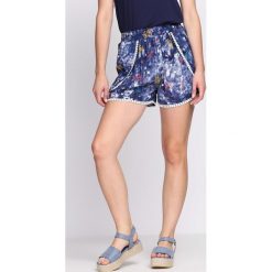 Granatowe Szorty Firefly. Niebieskie szorty damskie Born2be, na lato, xl, bez wzorów. Za 29,99 zł.