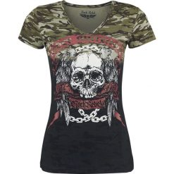 Bluzki asymetryczne: Rock Rebel by EMP Shades Of Truth Koszulka damska czarny
