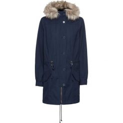 Parka ze sztucznym futerkiem 2 w 1 bonprix ciemnoniebieski. Niebieskie parki damskie bonprix. Za 269,99 zł.