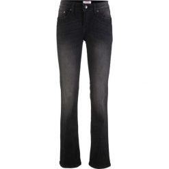 Wygodne dżinsy ze stretchem BOOTCUT bonprix czarny. Czarne jeansy damskie bonprix. Za 69,99 zł.