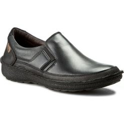 Półbuty PIKOLINOS - 01G-3064 Black. Czarne półbuty męskie Pikolinos, na co dzień, bez wzorów, ze skóry, eleganckie, bez zapięcia. W wyprzedaży za 349,00 zł.