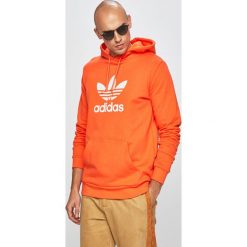 Adidas Originals - Bluza. Pomarańczowe bluzy męskie adidas Originals, s, z nadrukiem, z elastanu, z kapturem, bez rękawów, z kapturem. W wyprzedaży za 219,90 zł.