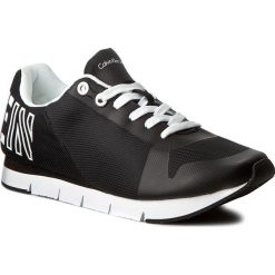 Sneakersy CALVIN KLEIN JEANS - Jabre S1658 Black/White. Czarne sneakersy męskie marki Calvin Klein Jeans, na co dzień, bez wzorów, z jeansu, bez zapięcia. W wyprzedaży za 319,00 zł.