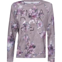 Bluza DEHA DANCE. Szare bluzy damskie Deha, z nadrukiem, z elastanu, bez rękawów, bez kaptura. W wyprzedaży za 138,00 zł.