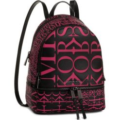 Plecak MICHAEL MICHAEL KORS - Rhea Zip 30T9UEZB2Y Blk/Neon Pnk. Czarne plecaki damskie MICHAEL Michael Kors, bez wzorów, ze skóry, klasyczne. Za 1499,00 zł.