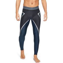 Under Armour Project Rock Core Legginsy Czarny Niebieski. Niebieskie spodnie męskie Under Armour, m, bez wzorów, z elastanu, rockowe. Za 309,95 zł.