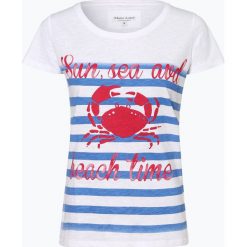 Marie Lund - T-shirt damski, biały. Białe t-shirty damskie Marie Lund, xl, z nadrukiem, z bawełny, bez kołnierzyka. Za 49,95 zł.