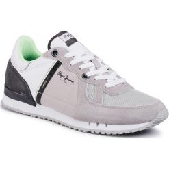 Sneakersy PEPE JEANS - Tinker Zero Ath PMS30612 Light Grey 905. Szare sneakersy męskie Pepe Jeans, bez zapięcia. W wyprzedaży za 229,00 zł.