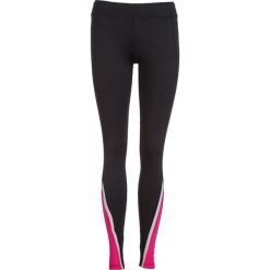 Legginsy: Legginsy w kolorze czarno-różowym