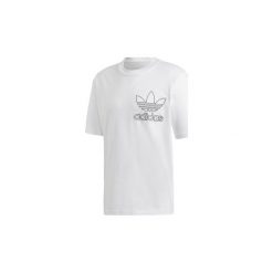 T-shirty z krótkim rękawem adidas Koszulka Outline. Białe koszulki męskie marki Adidas, s, bez wzorów, bez kołnierzyka, krótkie. Za 129,00 zł.
