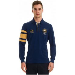 Galvanni Koszulka Polo Męska Palmerston Xl Ciemny Niebieski. Niebieskie koszulki męskie marki GALVANNI, xl, bez wzorów, polo, bez rękawów. W wyprzedaży za 299,00 zł.