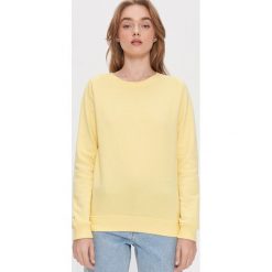 Bluza z bawełny organicznej - Żółty. Żółte bluzy damskie House, s, bez wzorów, z bawełny, bez rękawów, bez kaptura. Za 49,99 zł.