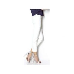 Cygaretki Zoe. Białe spodnie damskie Wow fashion, z elastanu. Za 169,00 zł.