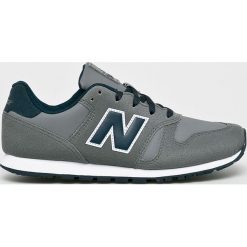 New Balance - Buty dziecięce YC373FB. Szare trampki chłopięce New Balance, bez wzorów, z gumy, sportowe, na sznurówki. W wyprzedaży za 219,90 zł.