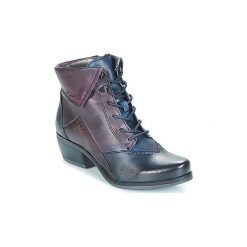 Botki Bugatti TINIFIN. Niebieskie botki damskie marki Bugatti, bez obcasa, bez zapięcia. Za 319,96 zł.