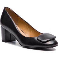 Półbuty SAGAN - 3336 Czarny Lico. Czarne półbuty damskie Sagan, z aplikacjami, ze skóry ekologicznej, eleganckie, bez obcasa, na obcasie, bez zapięcia. Za 249,00 zł.