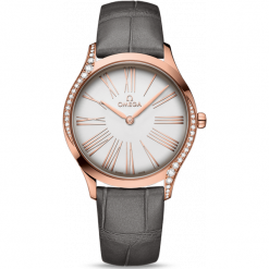 OMEGA ZEGAREK De Ville Tresor 428.58.36.60.02.001. Szare zegarki damskie OMEGA, srebrne. Za 40300,00 zł.