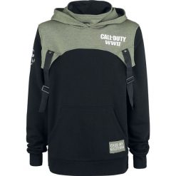 Bluzy męskie: Call Of Duty WWII Bluza z kapturem czarny/oliwkowy