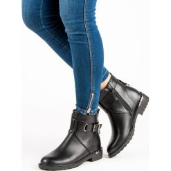 WYGODNE BOTKI WORKERY. Czarne botki damskie GROTO GOGO. Za 99,99 zł.
