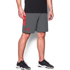 Under Armour Spodenki męskie Scope Shorts szaro-czerwone r. M (1271942040). Szare spodenki i szorty męskie marki Under Armour, m. Za 109,00 zł.