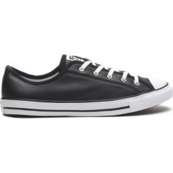 Converse All Star Dainty Low Top Tenisówki Czarny. Czarne trampki i tenisówki damskie Converse, bez wzorów, ze skóry, bez kołnierzyka. Za 361,95 zł.