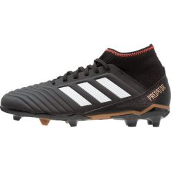 Buty sportowe chłopięce: adidas Performance PREDATOR 18.3 FG Korki Lanki core black/footwear white/solar red