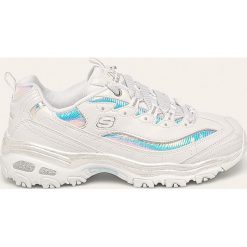 Skechers - Buty. Białe buty sportowe damskie Skechers, z gumy. Za 319,90 zł.