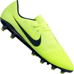 Buty Nike Phantom Vnm Pro AG-Pro M AO0574-717 żółte. Żółte buty sportowe męskie Nike, z materiału, bez zapięcia, do piłki nożnej. W wyprzedaży za 529,00 zł.