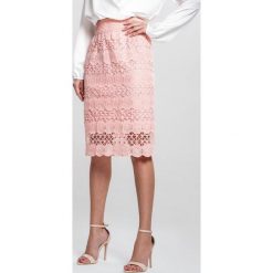 Łososiowa Spódnica Diaphanously. Pomarańczowe spódniczki damskie other, s, bez wzorów, midi. Za 49,99 zł.