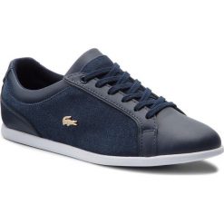 Sneakersy LACOSTE - Rey Lace 218 1 Caw 7-35CAW0058092 Nvy/Wht. Niebieskie półbuty damskie skórzane Lacoste. W wyprzedaży za 329,00 zł.