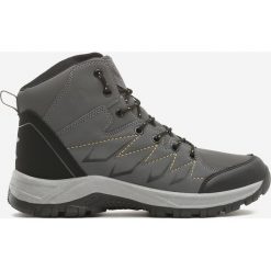 Szare Trapery Breanna. Szare buty trekkingowe męskie Born2be, bez zapięcia. Za 89,99 zł.